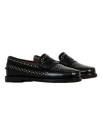 Derbie Cuir Sebago Docksides Dan Studs Woman