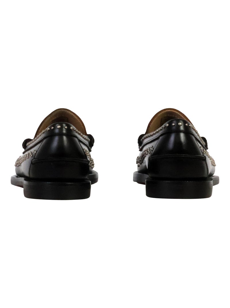 Derbie Cuir Sebago Docksides Dan Studs Woman Noir - Kiabi