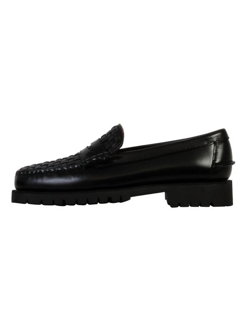 Derbie Cuir Sebago Docksides Otis Vamp Lug - Kiabi