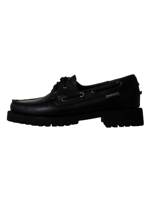 Derbie Cuir Sebago Docksides Ranger Waxy Woman - Kiabi