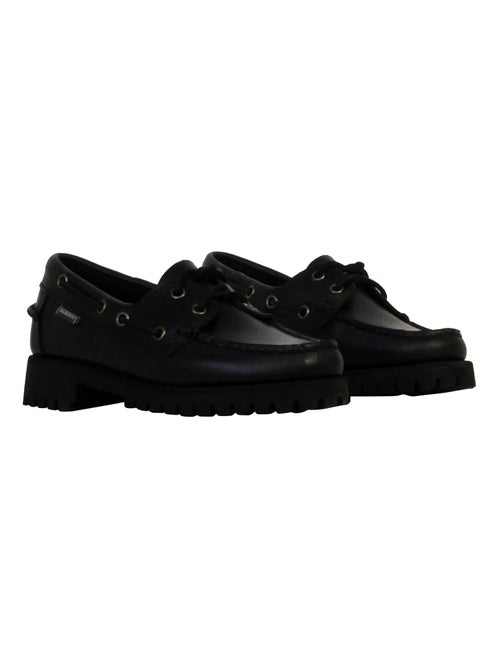 Derbie Cuir Sebago Docksides Ranger Waxy Woman - Kiabi