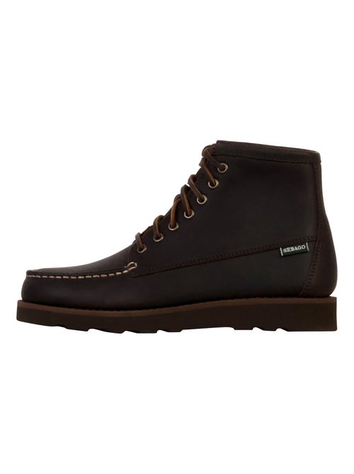 Derbie Montante Cuir Sebago Tala Mid Crazy Horse - Kiabi