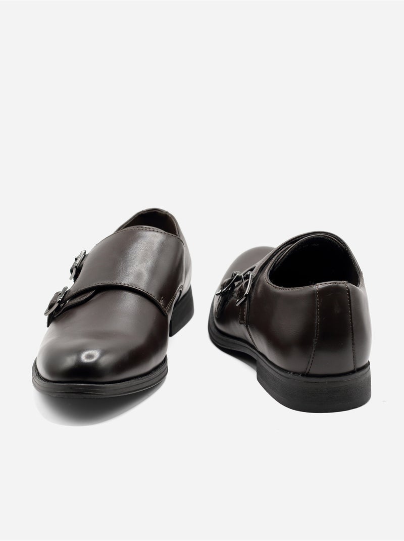 Derbies à boucles - C M Marron - Kiabi