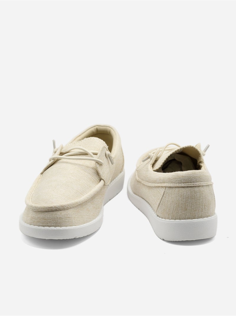 Derbies a lacets - C M Beige - Kiabi