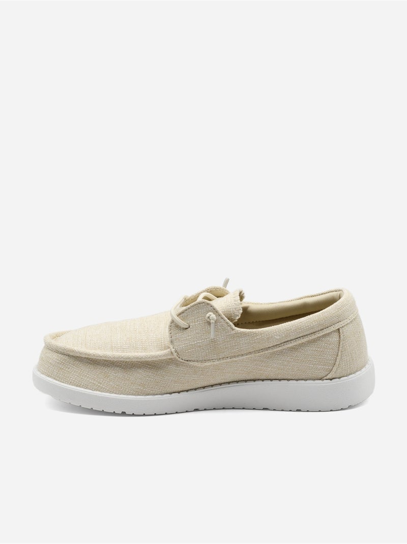 Derbies a lacets - C M Beige - Kiabi