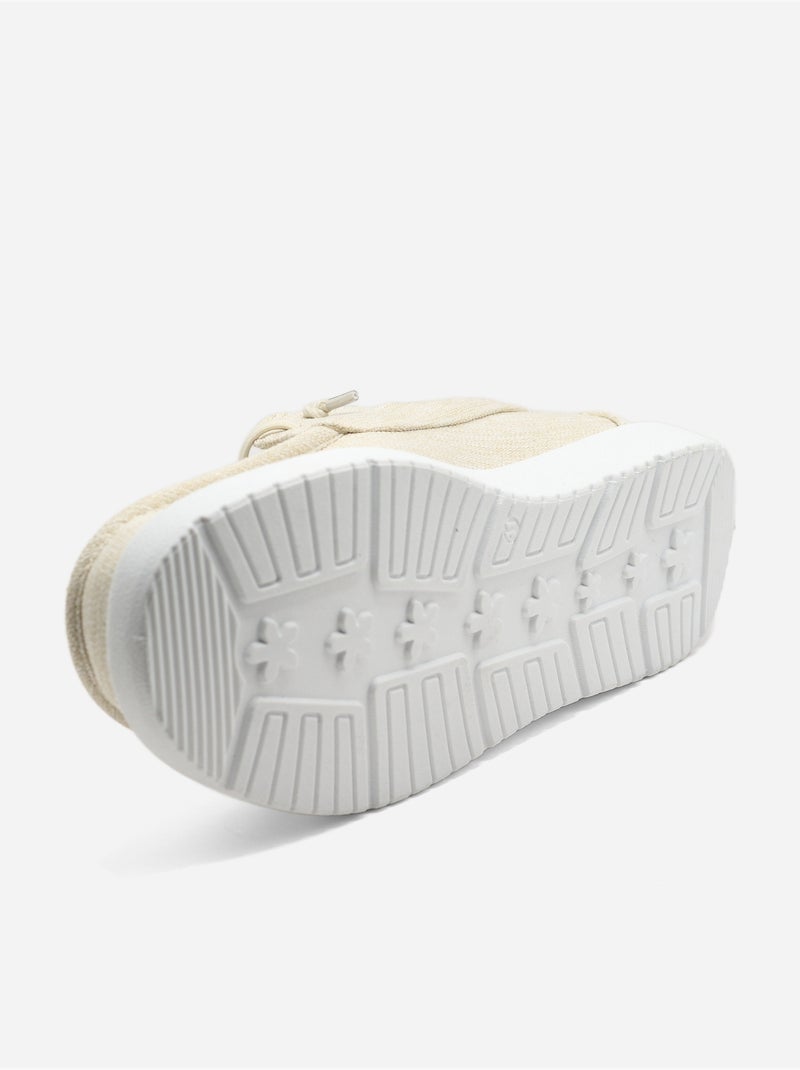 Derbies a lacets - C M Beige - Kiabi
