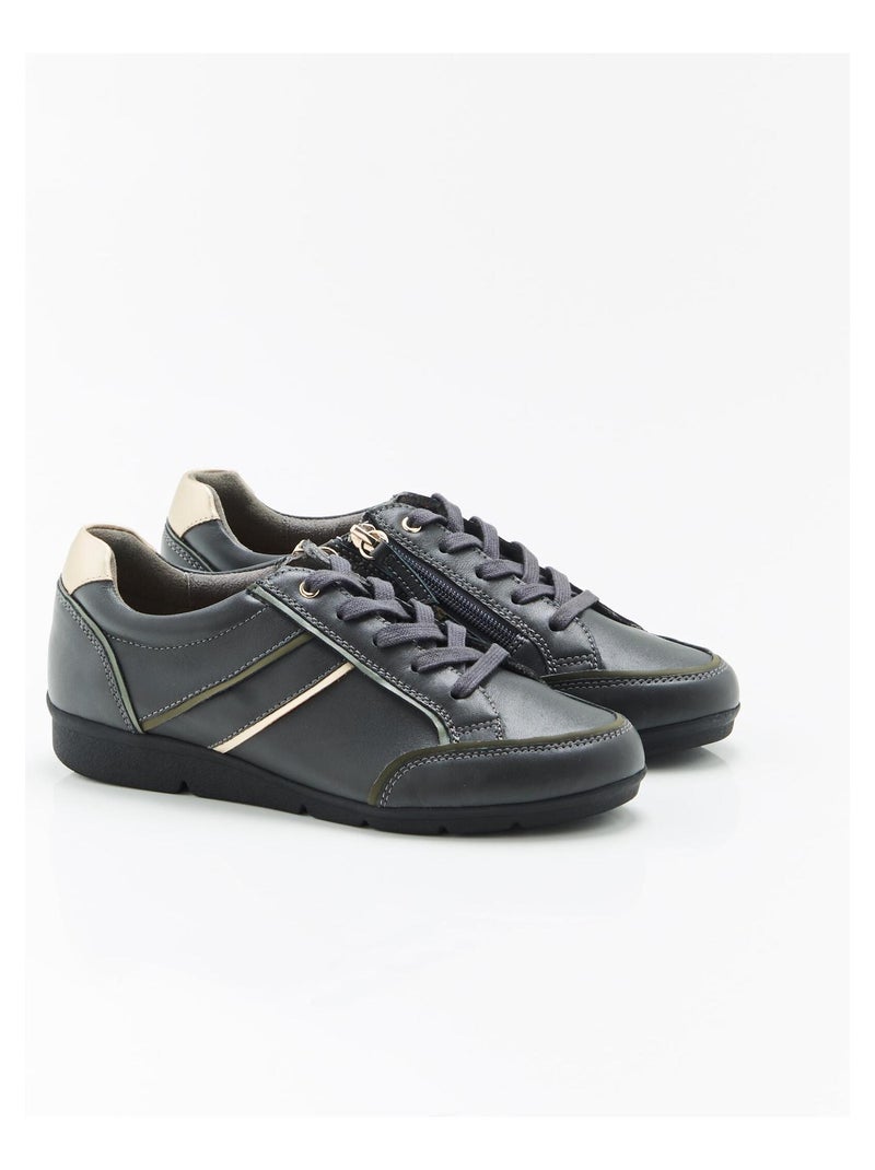 Derbies à lacets Amortyl - Damart Kaki - Kiabi
