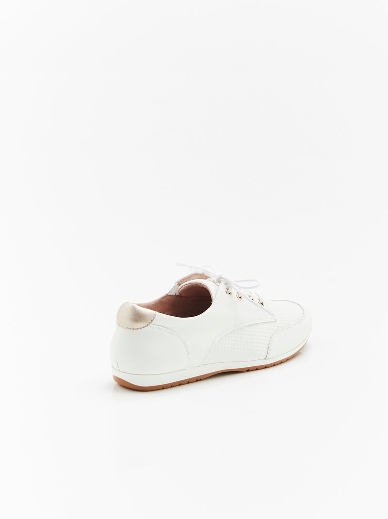 Derbies à lacets Climatyl - Damart Blanc - Kiabi