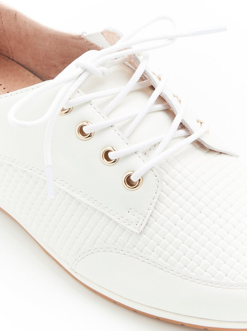 Derbies à lacets Climatyl - Damart Blanc - Kiabi