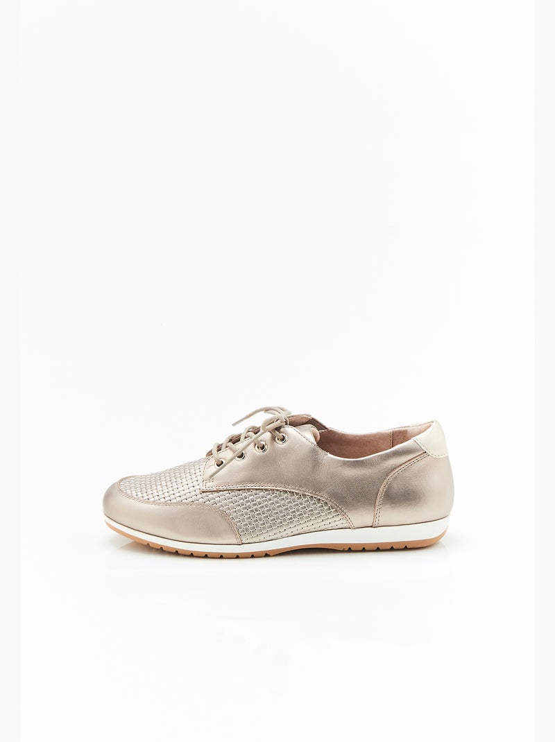 Derbies à lacets Climatyl - Damart Doré - Kiabi