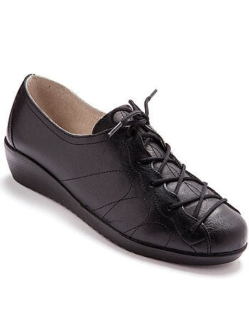 Derbies à lacets en cuir pour pieds sens - PEDICONFORT