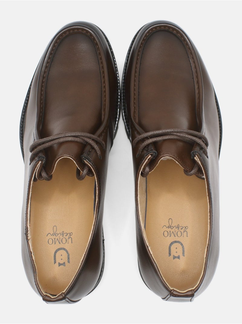 Derbies a lacets Marron foncé - Kiabi