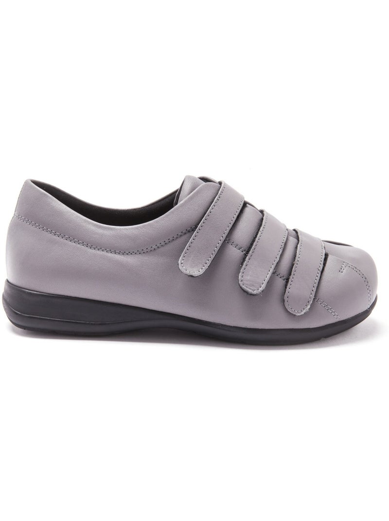 Derbies à scratch pour pieds sensibles - PEDICONFORT Gris - Kiabi