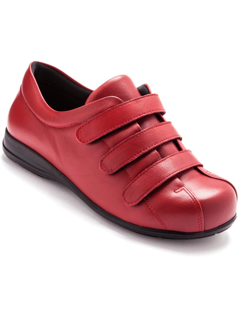 Derbies à scratch pour pieds sensibles - PEDICONFORT Rouge - Kiabi