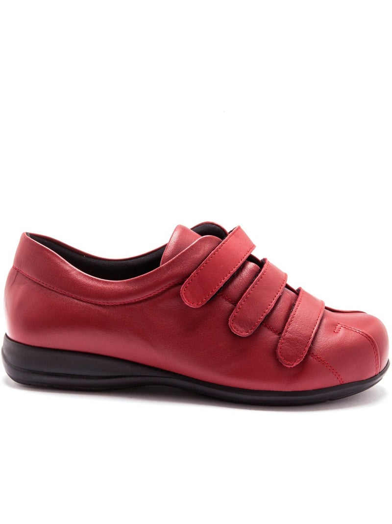 Derbies à scratch pour pieds sensibles - PEDICONFORT Rouge - Kiabi