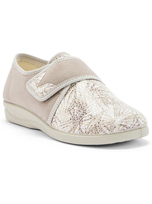 Derbies à scratch tissu extensible - PEDICONFORT - Kiabi