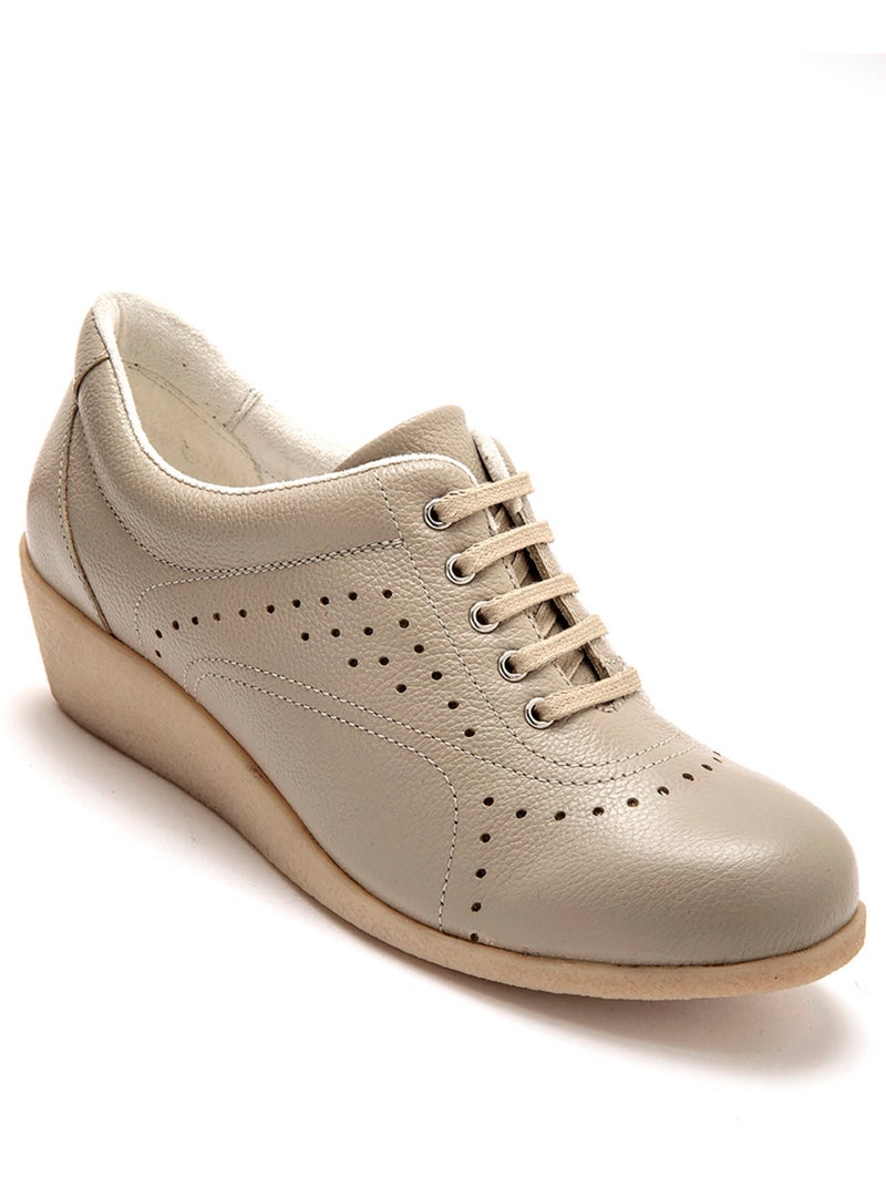 Derbies à semelle compensée - PEDICONFORT Beige - Kiabi