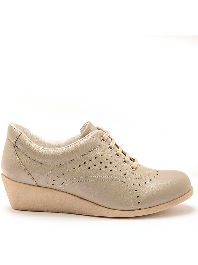Derbies à semelle compensée - PEDICONFORT Beige - Kiabi