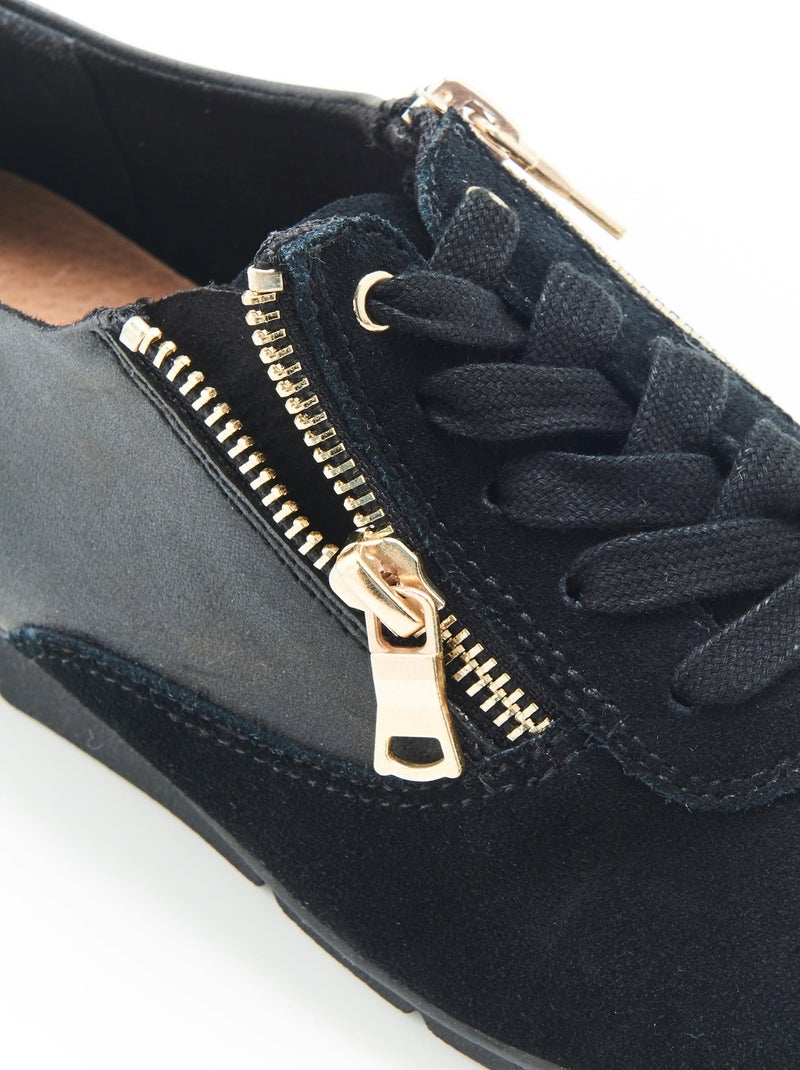 Derbies Amortyl à double glissière - Damart Noir - Kiabi