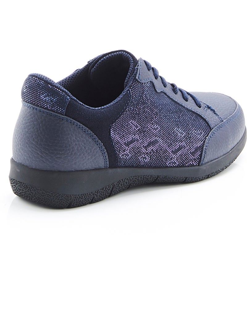 Derbies Amortyl à lacets élastiqués - Damart Bleu - Kiabi