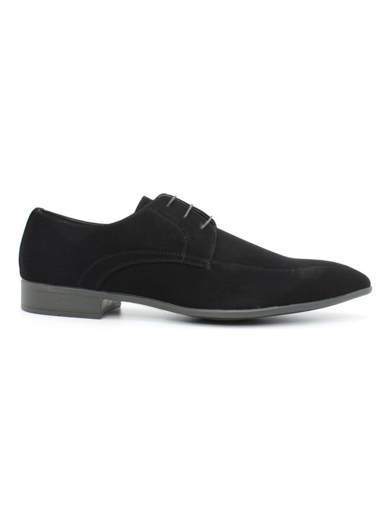 Derbies aspect daim Kebello Noir Noir - Kiabi
