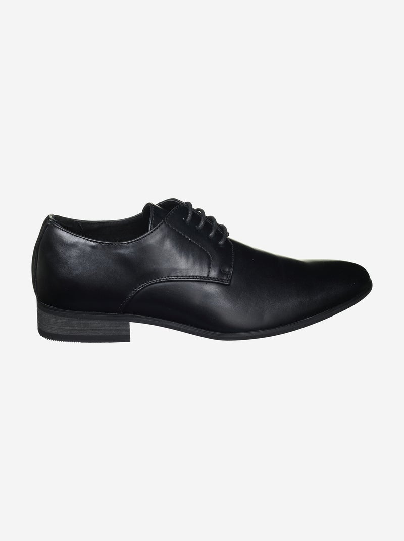 Derbies basses à lacets Noir - Kiabi
