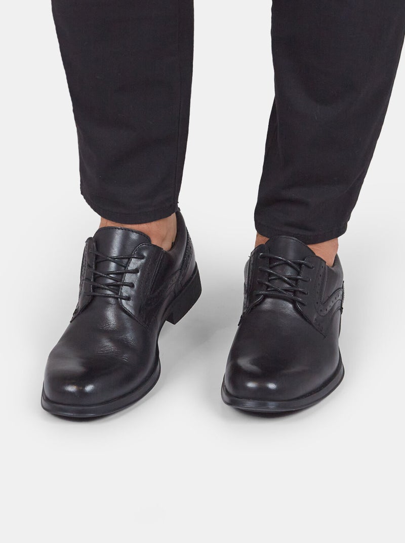 Derbies Bata 24H en cuir Noir - Kiabi