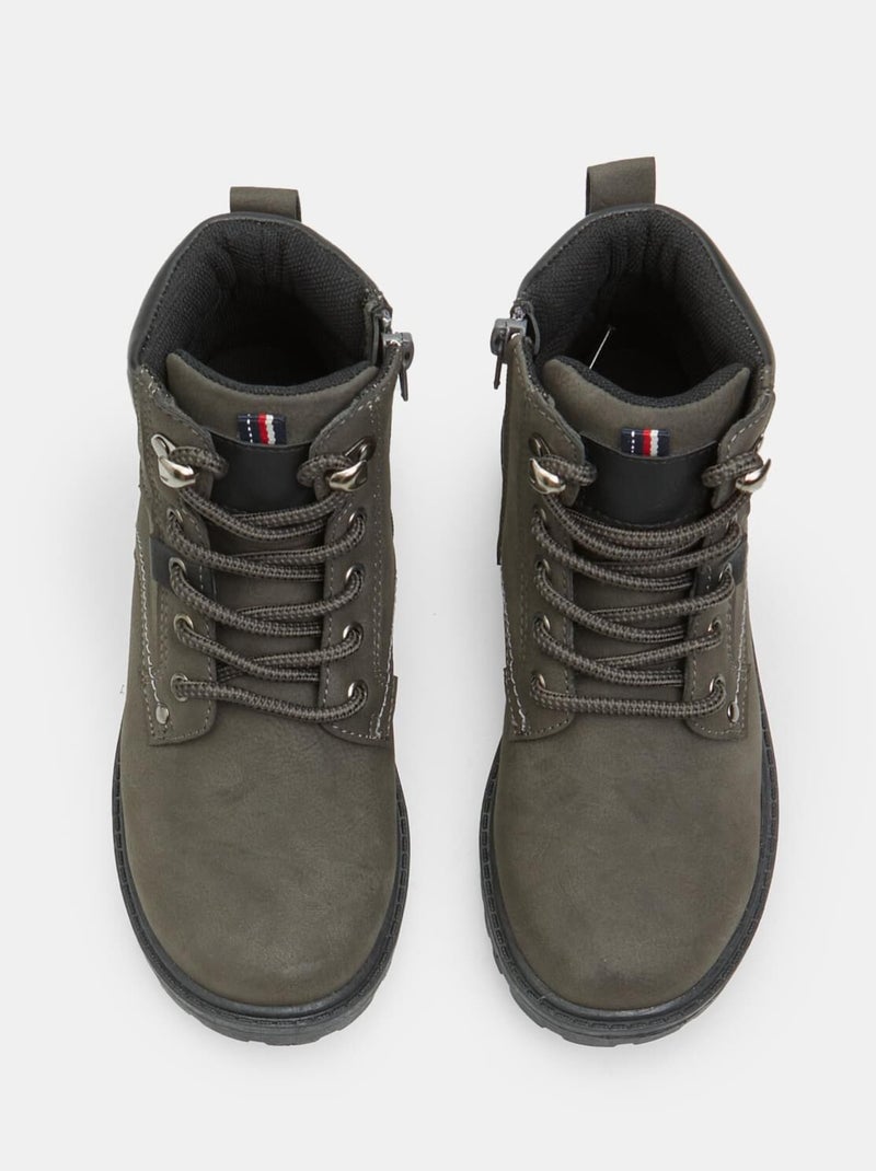 Derbies  BATA Gris - Kiabi