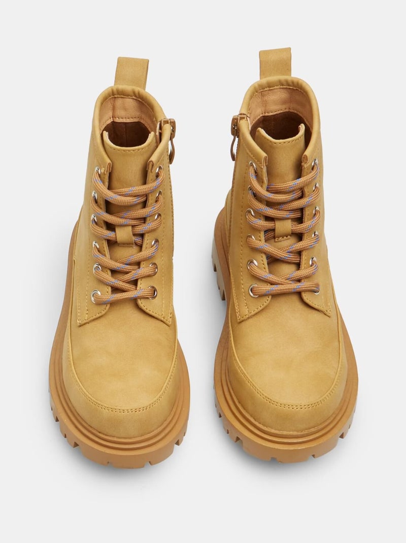 Derbies BATA Jaune - Kiabi