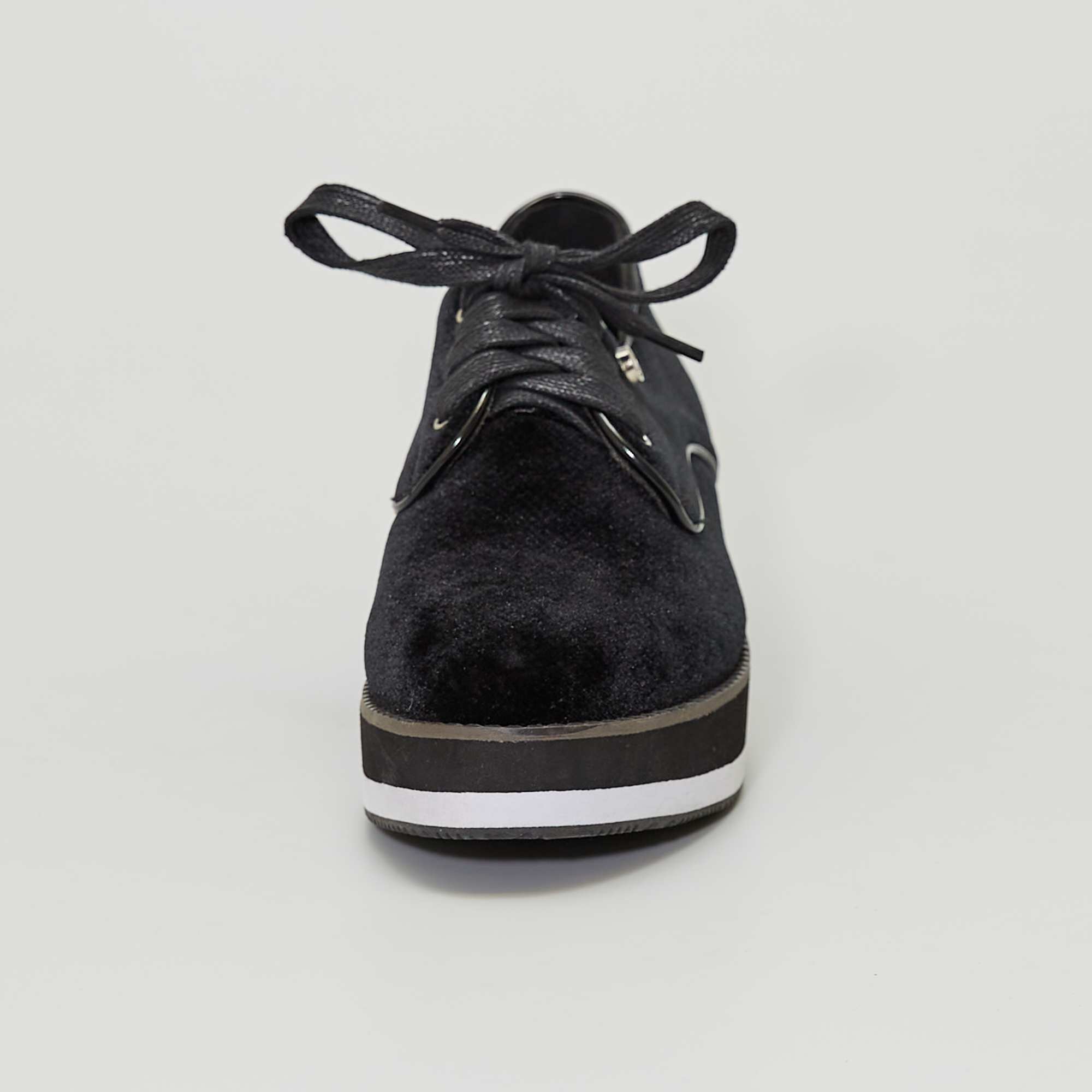 derbies compensées noir