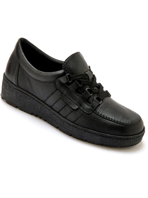 Derbies compensés cuir - PEDICONFORT - Kiabi