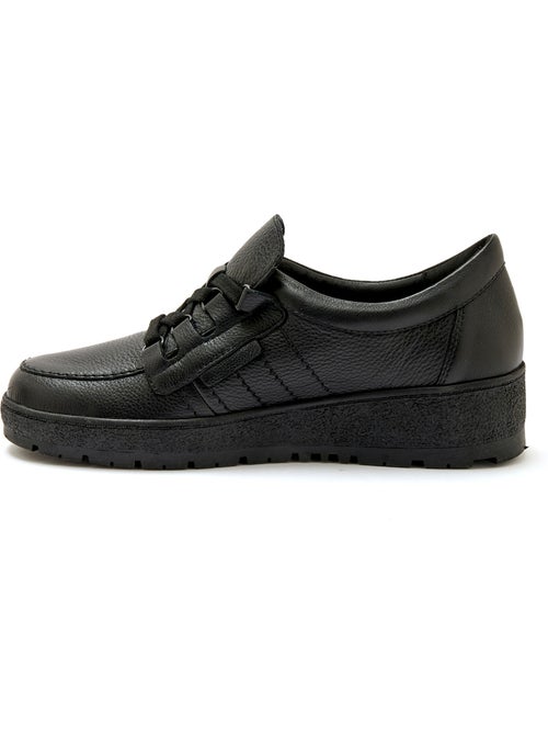 Derbies compensés cuir - PEDICONFORT - Kiabi
