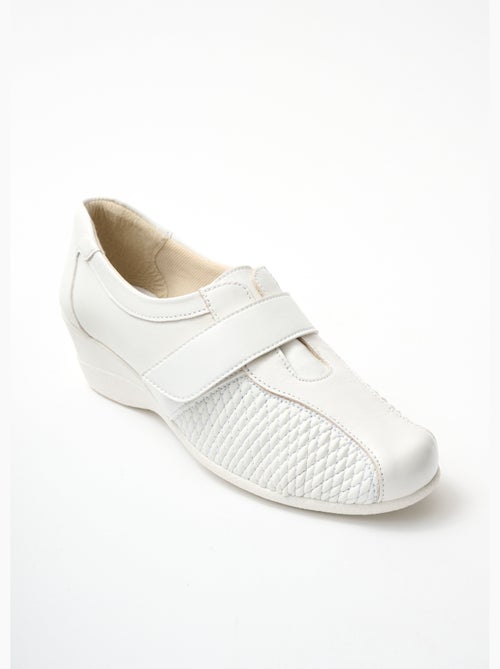 Derbies confort grande largeur cuir - Afibel - Kiabi