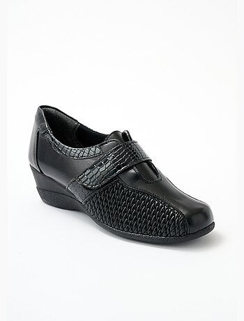 Derbies confort grande largeur cuir - afibel