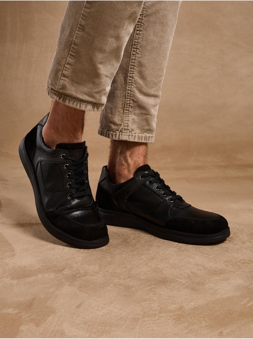 Derbies confortables en cuir - PEDICONFORT - Kiabi