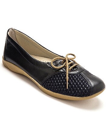 Derbies côtés extensibles cuir - PEDICONFORT