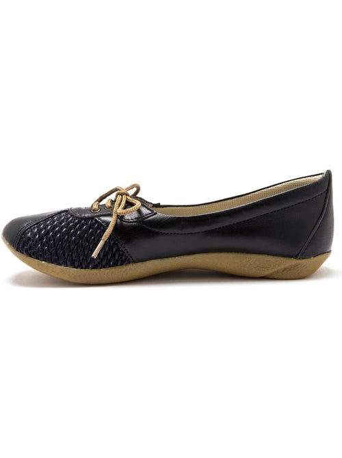 Derbies côtés extensibles cuir - PEDICONFORT - Kiabi