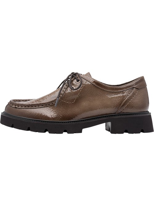 Derbies cuir à talon tamaris comfort - Kiabi