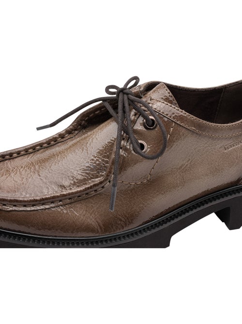 Derbies cuir à talon tamaris comfort - Kiabi