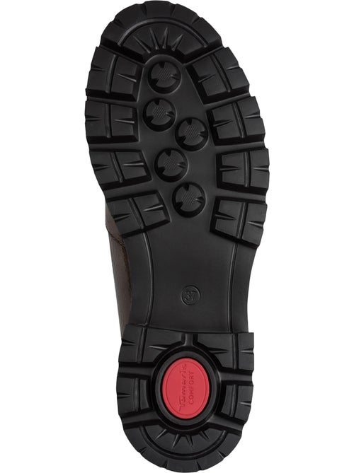 Derbies cuir à talon tamaris comfort - Kiabi