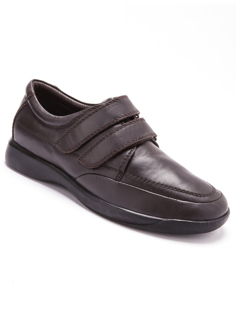 Derbies cuir avec aérosemelle - PEDICONFORT Marron - Kiabi