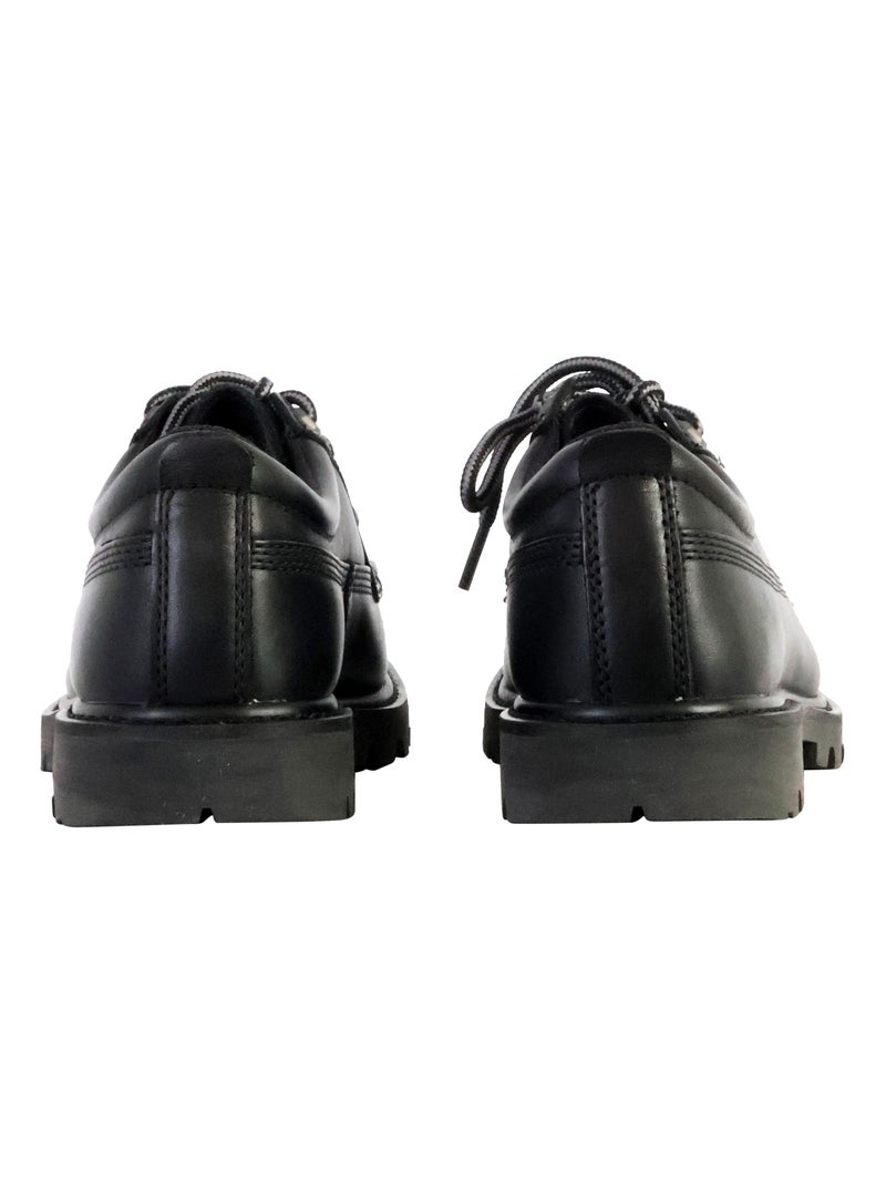 Derbies Cuir Caterpillar Colorado Moc Toe Noir - Kiabi