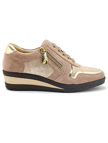 Derbies cuir détails métallisés - PEDICONFORT