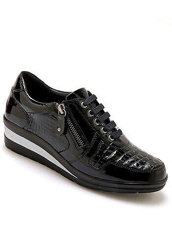 Derbies cuir détails métallisés - PEDICONFORT