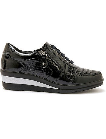 Derbies cuir détails métallisés - PEDICONFORT
