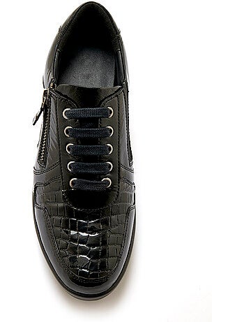 Derbies cuir détails métallisés - PEDICONFORT