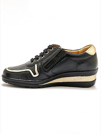 Derbies cuir détails métallisés - PEDICONFORT