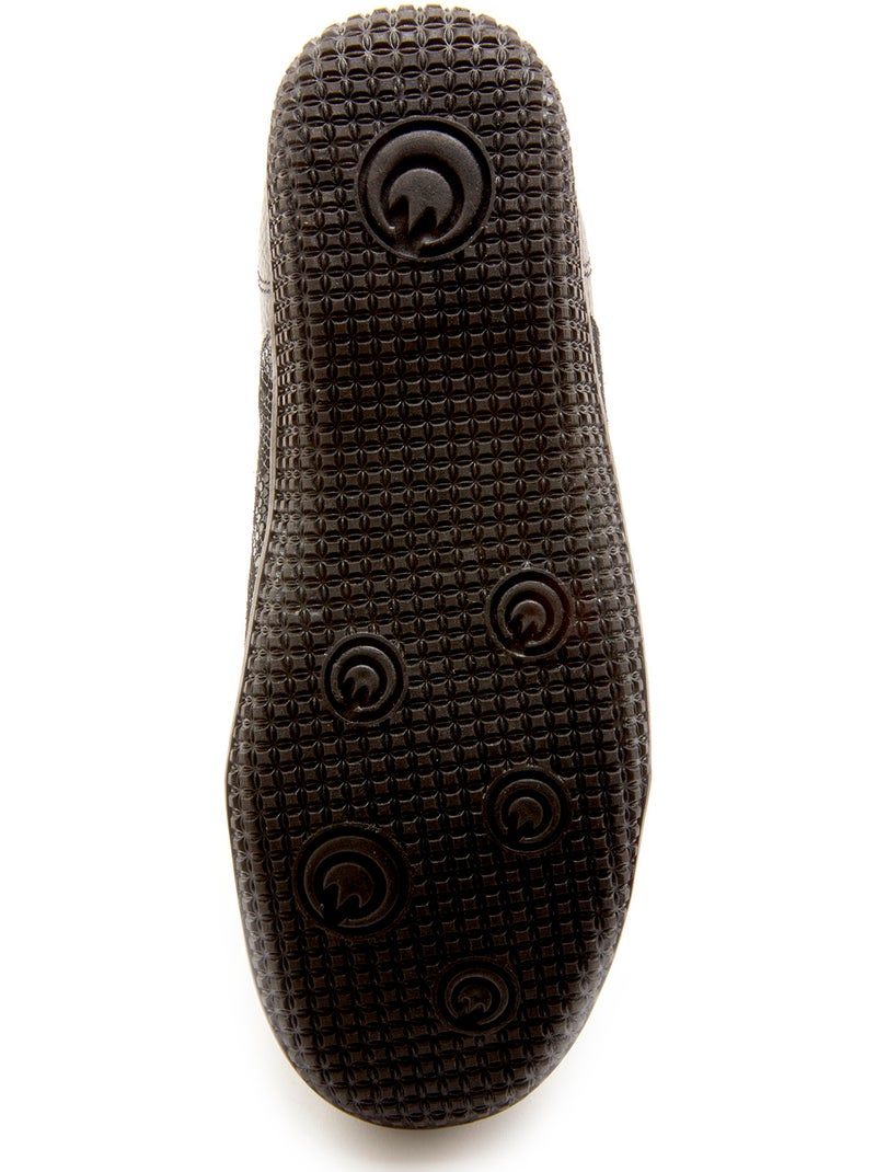 Derbies cuir fantaisie à scratchs - PEDICONFORT Noir Noir - Kiabi