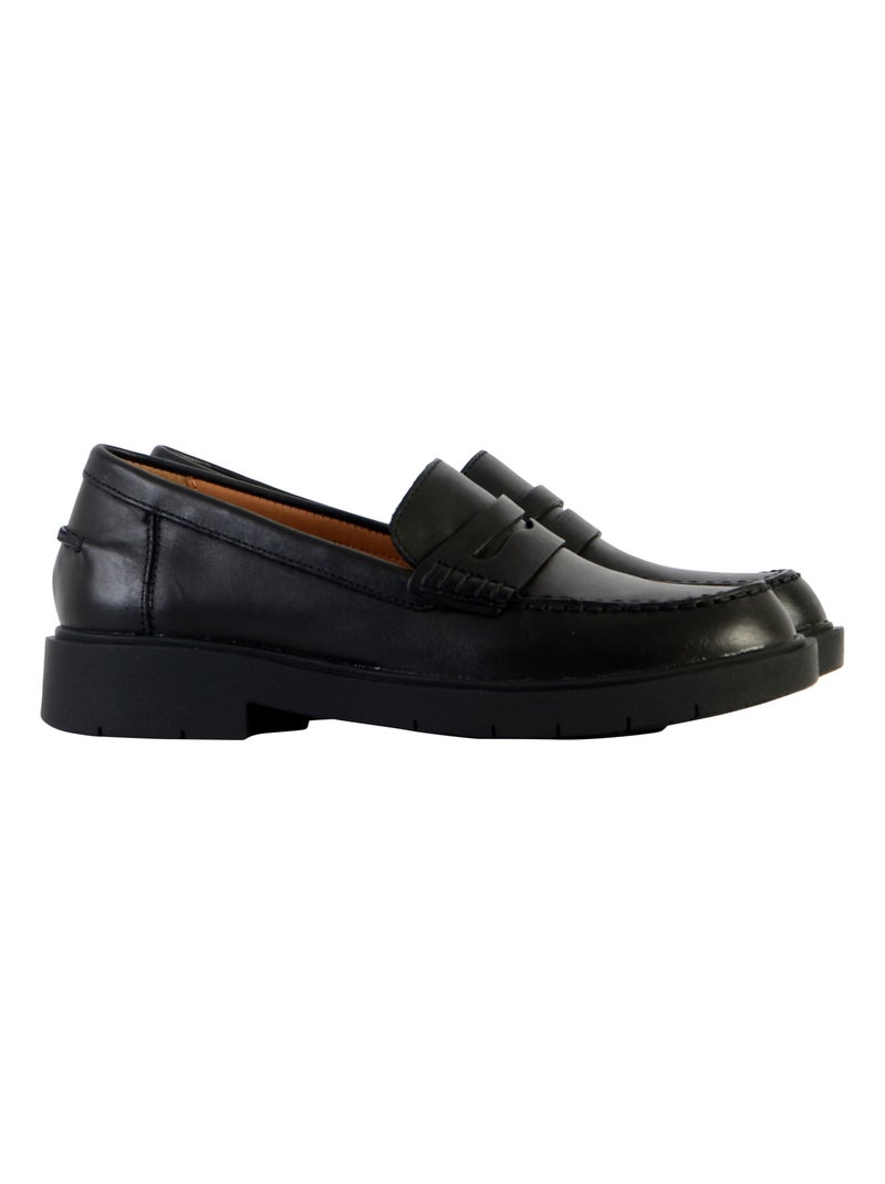 Derbies Cuir Geox Spherica Noir - Kiabi