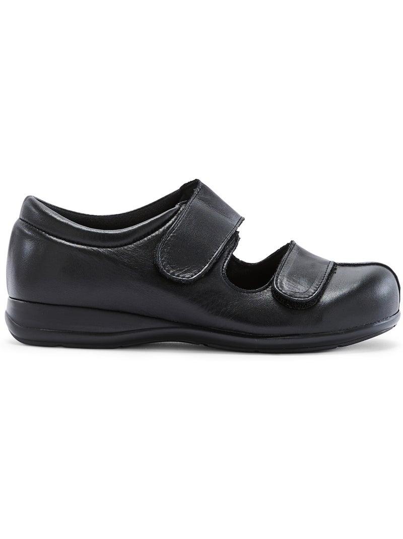 Derbies cuir pour pieds ultra-sensibles - PEDICONFORT Noir Noir - Kiabi
